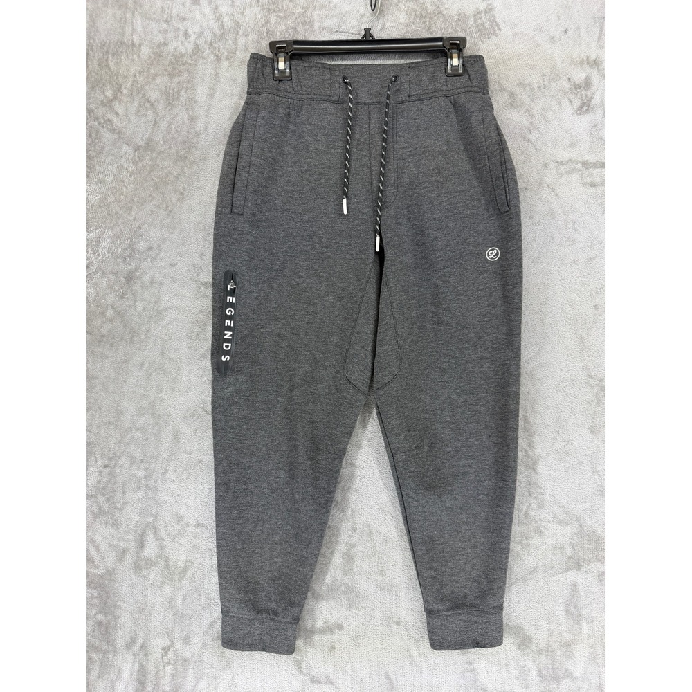Legends Aviation Jogger Pants Mens Medium Charcoal Heather Grey Athletic Tapered